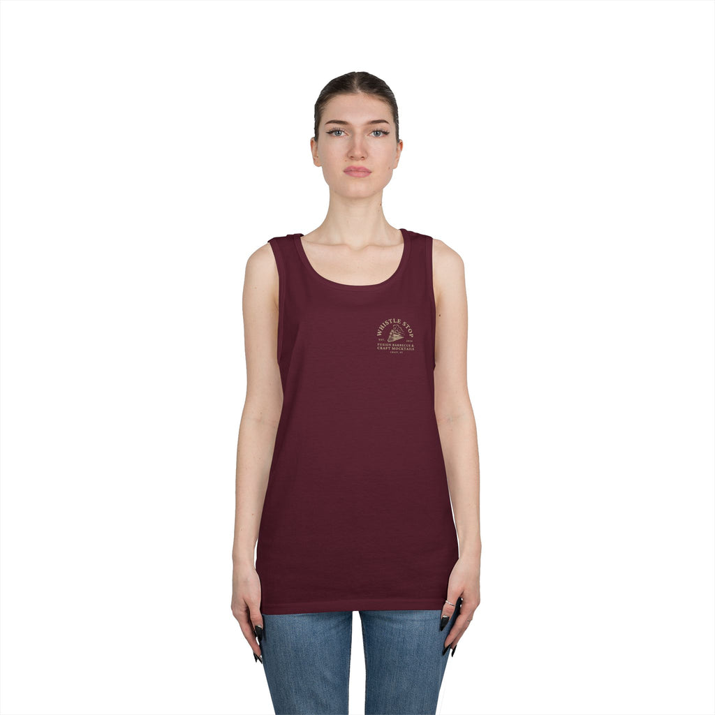 Whistle Stop Tank Top — Fusion Barbecue & Craft Mocktails Logo