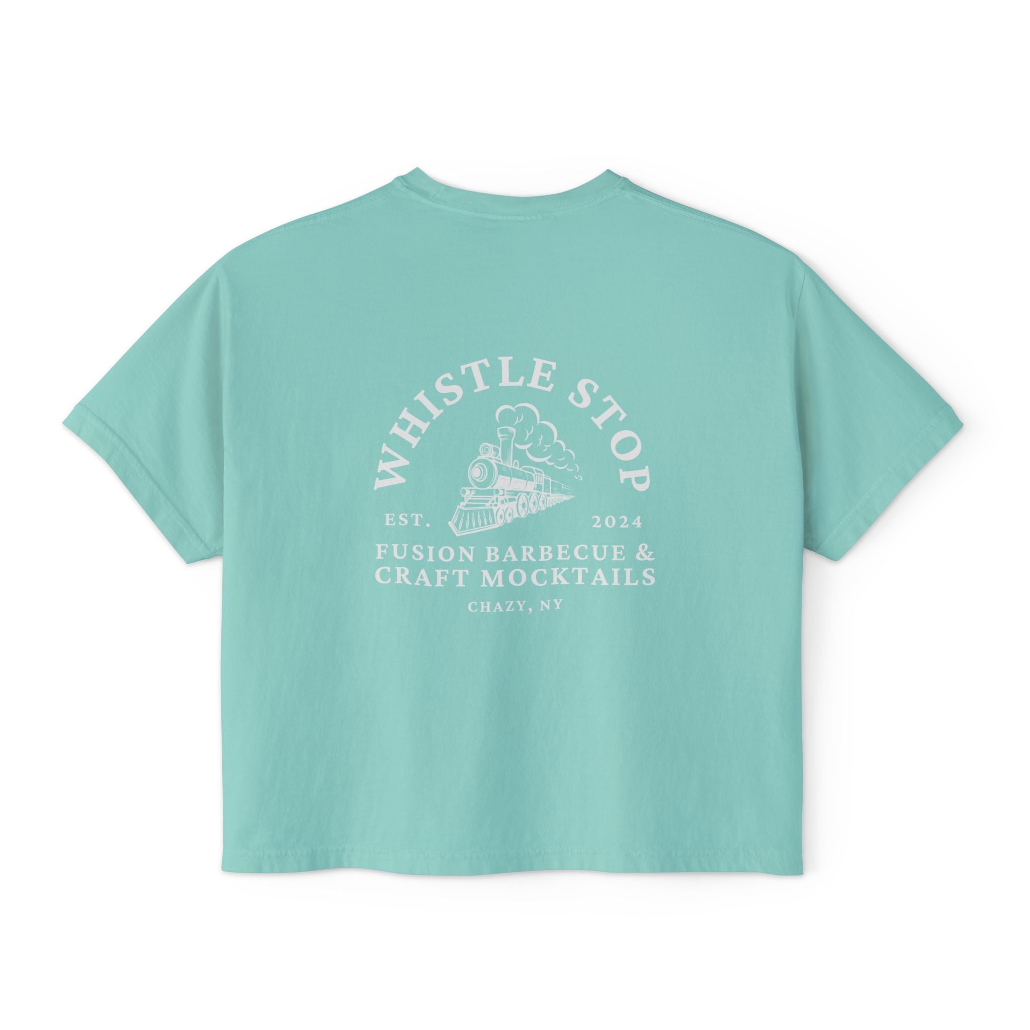 Whistle Stop Script Women's Boxy Tee