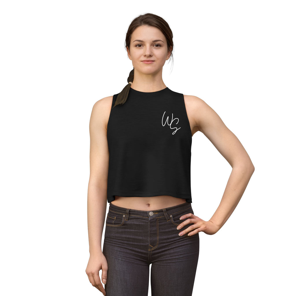 Whistle Stop Train Women's Cropped Muscle Tank