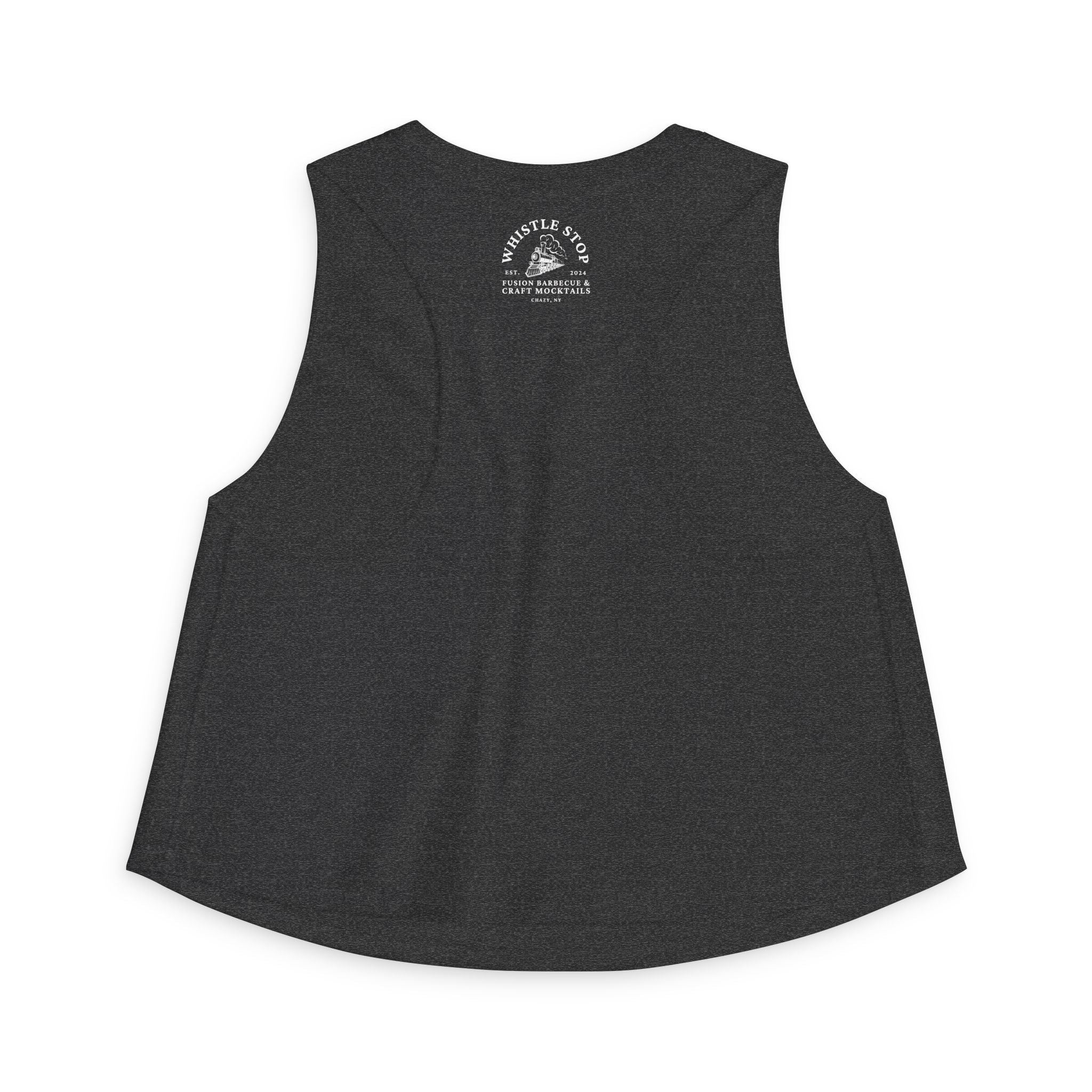 Whistle Stop Train Women's Cropped Muscle Tank