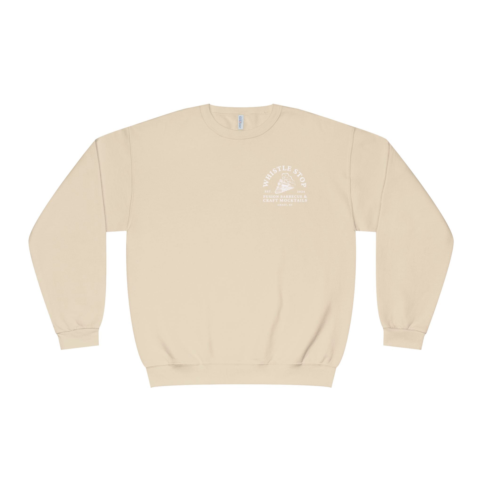 Whistle Stop Barbecue Crewneck Sweatshirt — Vintage Train Logo