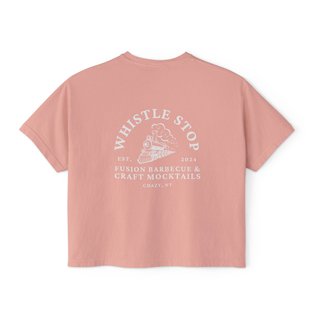 Whistle Stop Script Women's Boxy Tee