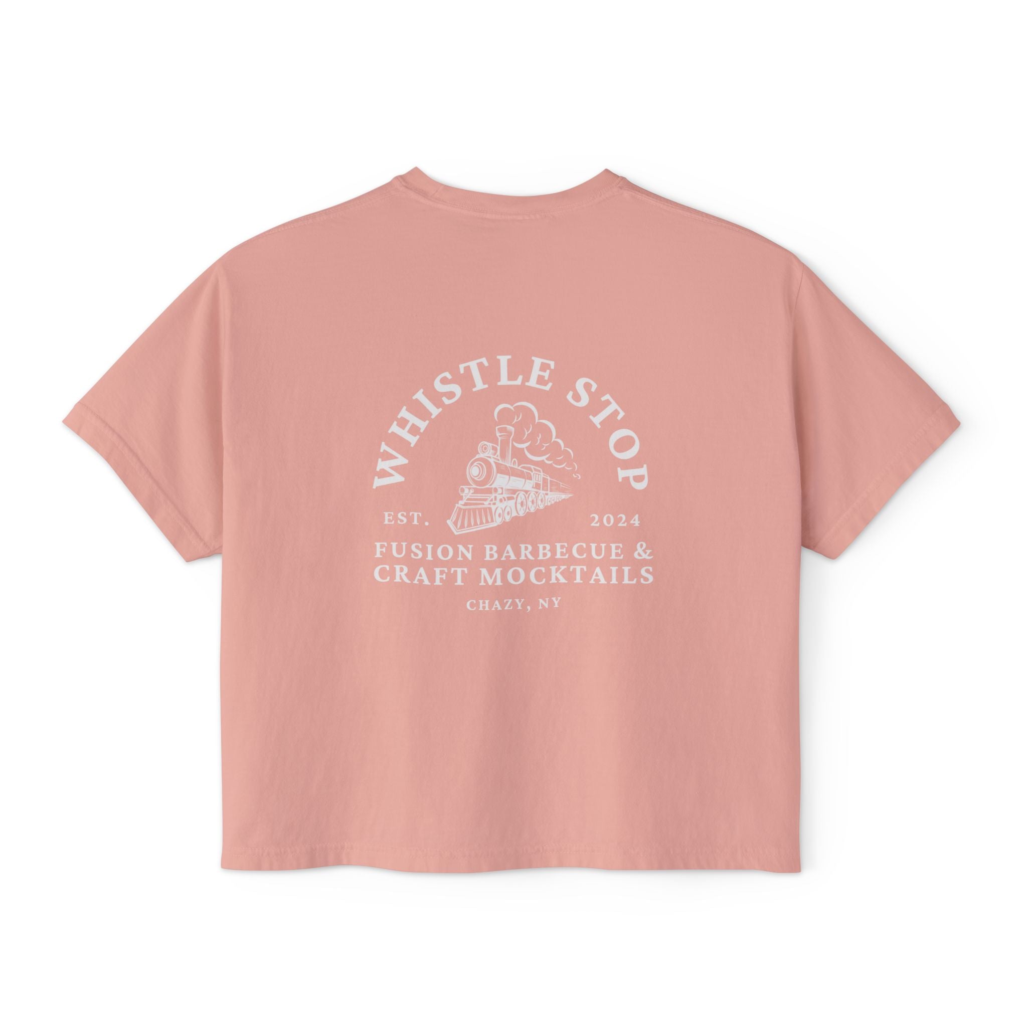 Whistle Stop Script Women's Boxy Tee
