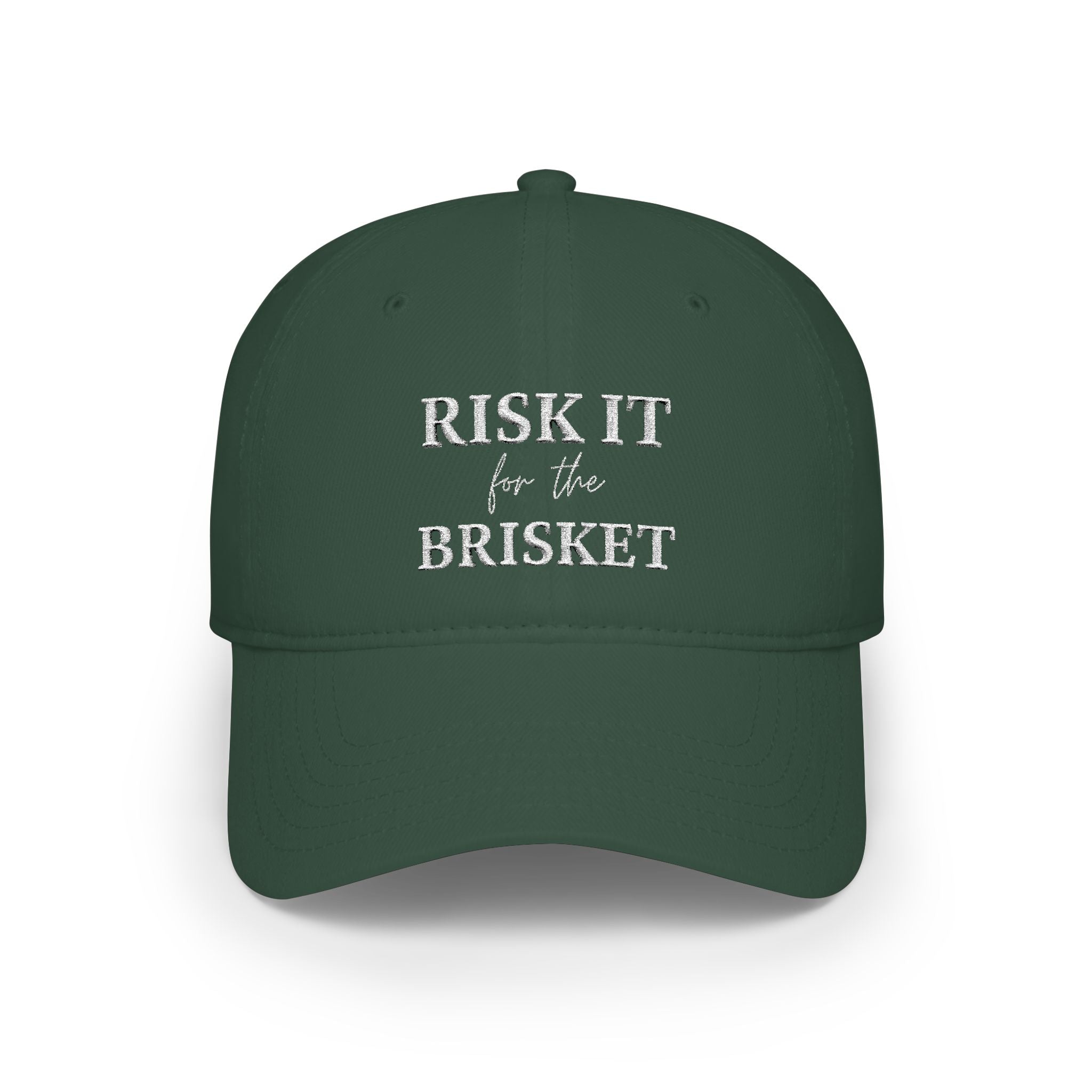 Whistle Stop Risk It for the Brisket Cap — BBQ Brisket Baseball Hat for Grill Masters