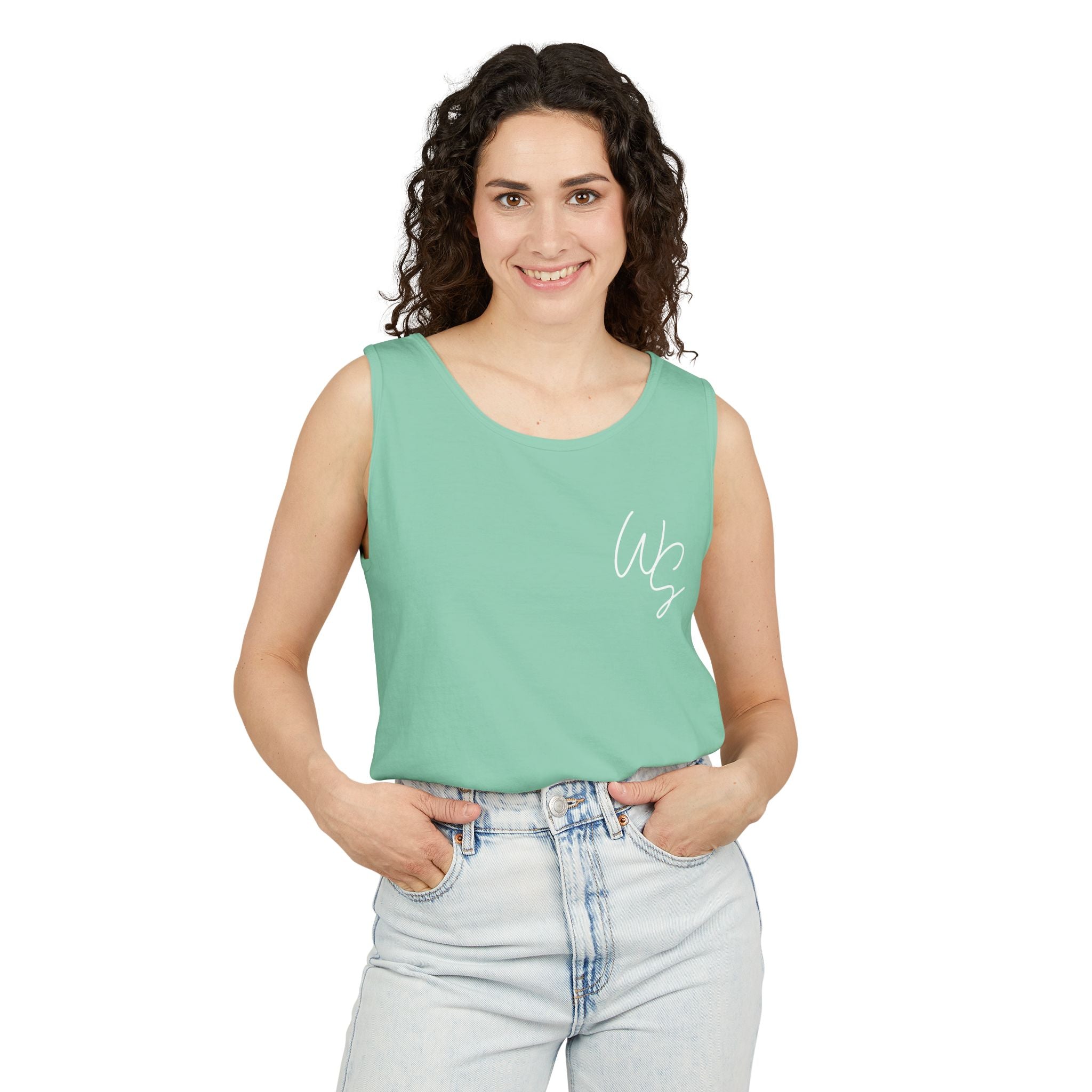 Whistle Stop Vintage Camper Tank Top — Retro Travel Graphic Tank