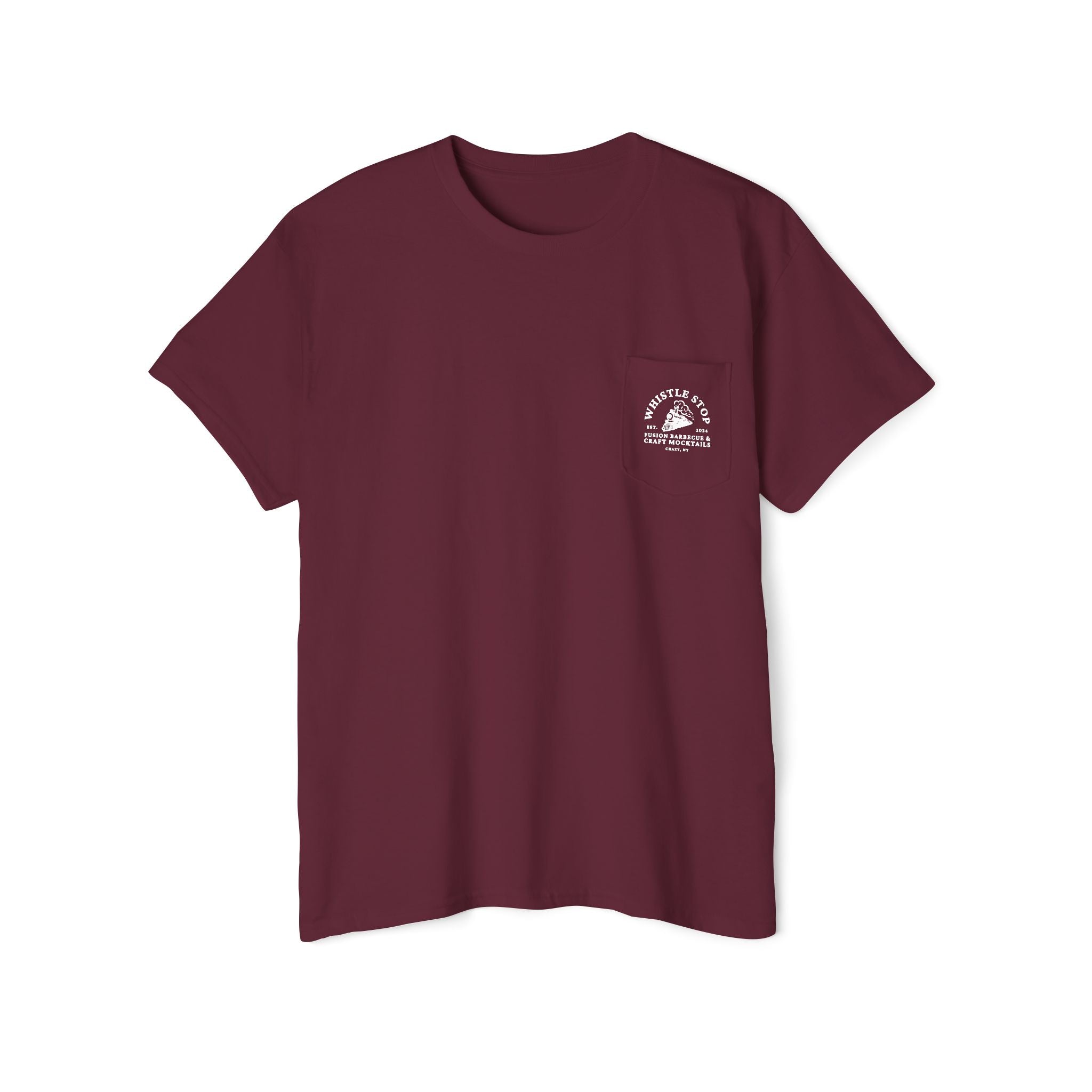 Whistle Stop Unisex Heavy Cotton Pocket Tee