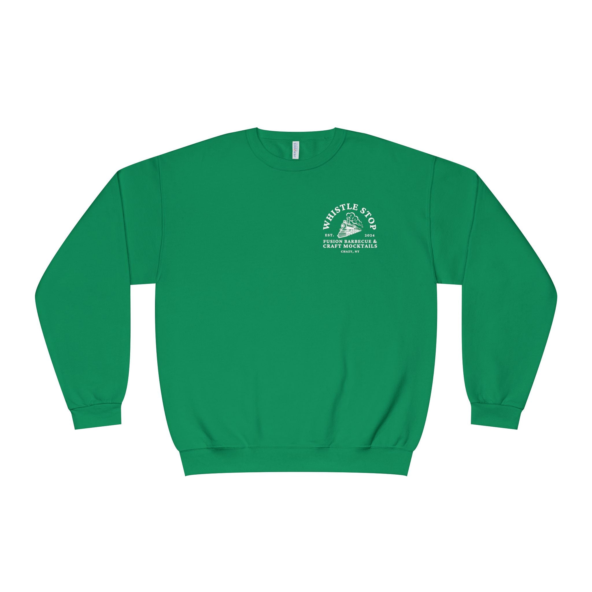 Whistle Stop Barbecue Crewneck Sweatshirt — Vintage Train Logo