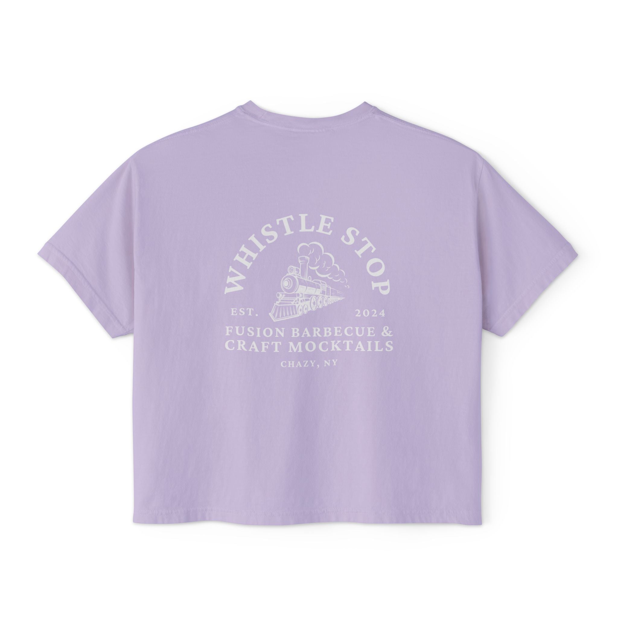 Whistle Stop Script Women's Boxy Tee