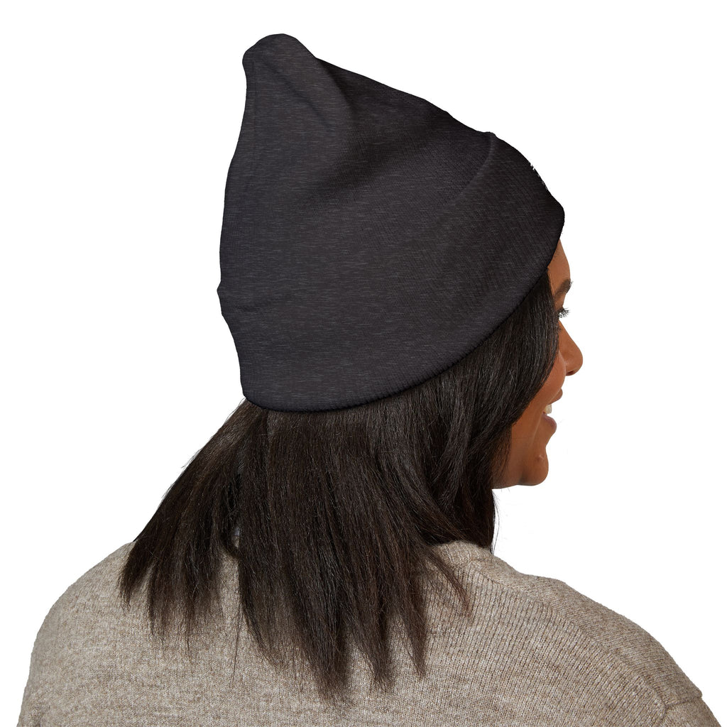 Whistle Stop Embroidered Cuffed Beanie