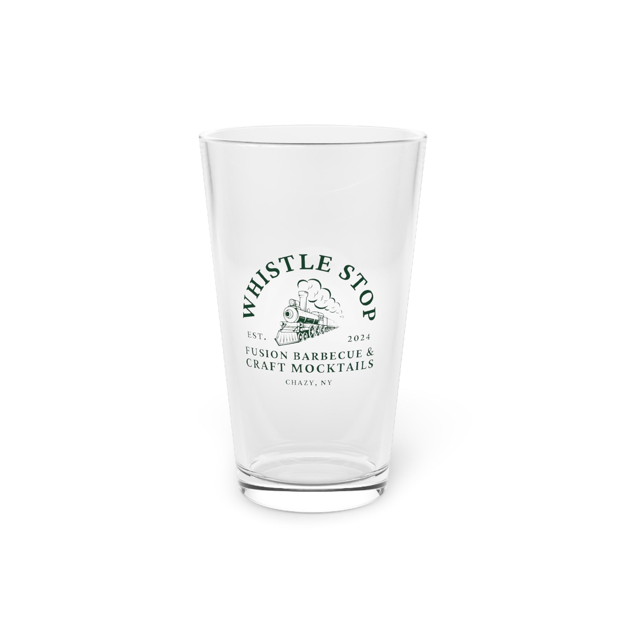 Whistle Stop Pint 16oz Mocktail Glass