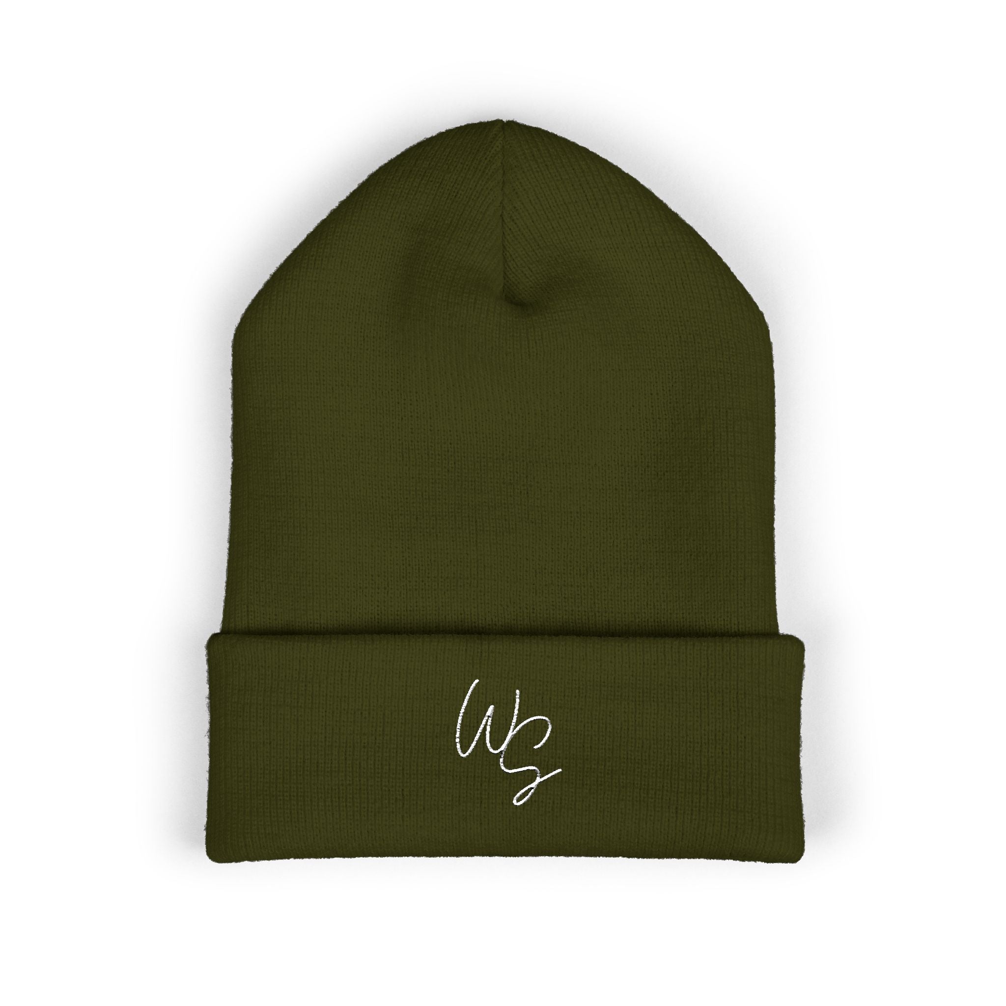 Whistle Stop Embroidered Script Logo Cuffed Beanie