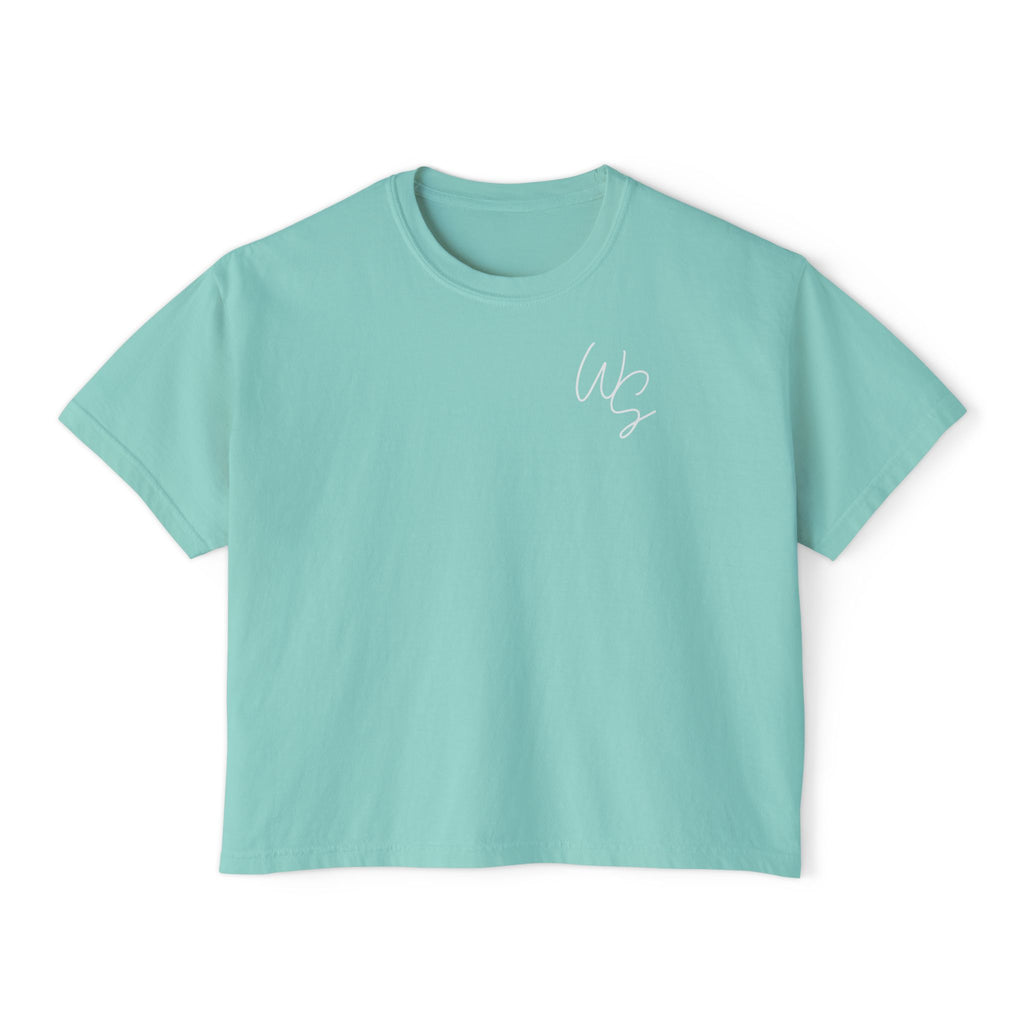 Whistle Stop Script Women's Boxy Tee